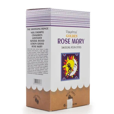 Golden Rosa Mary Smudging Resin Sticks - 30g — foto 4