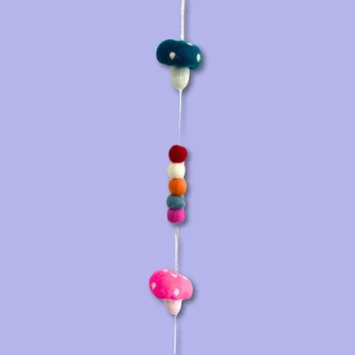 Felt Wall Hanging Mushrooms — foto 3