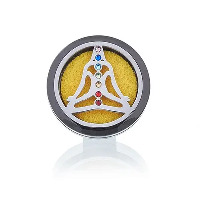 Car Diffusore Kit Pewter Yoga Chakra 30mm — foto 5