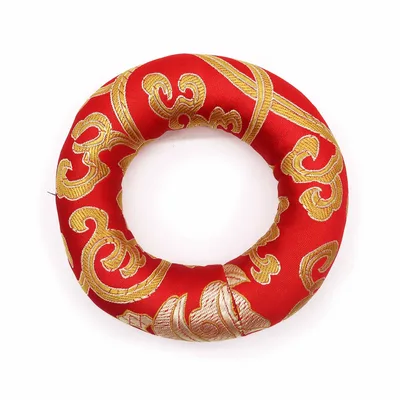 Cuscino a Cerchio 10cm (per Campanelli Tibetani da 12-14cm) - Rosso