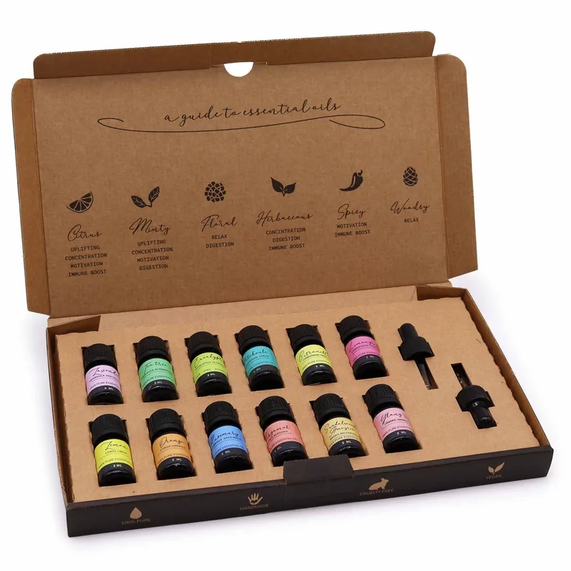 Aromatherapy Essenziale Olio Set The Top 12
