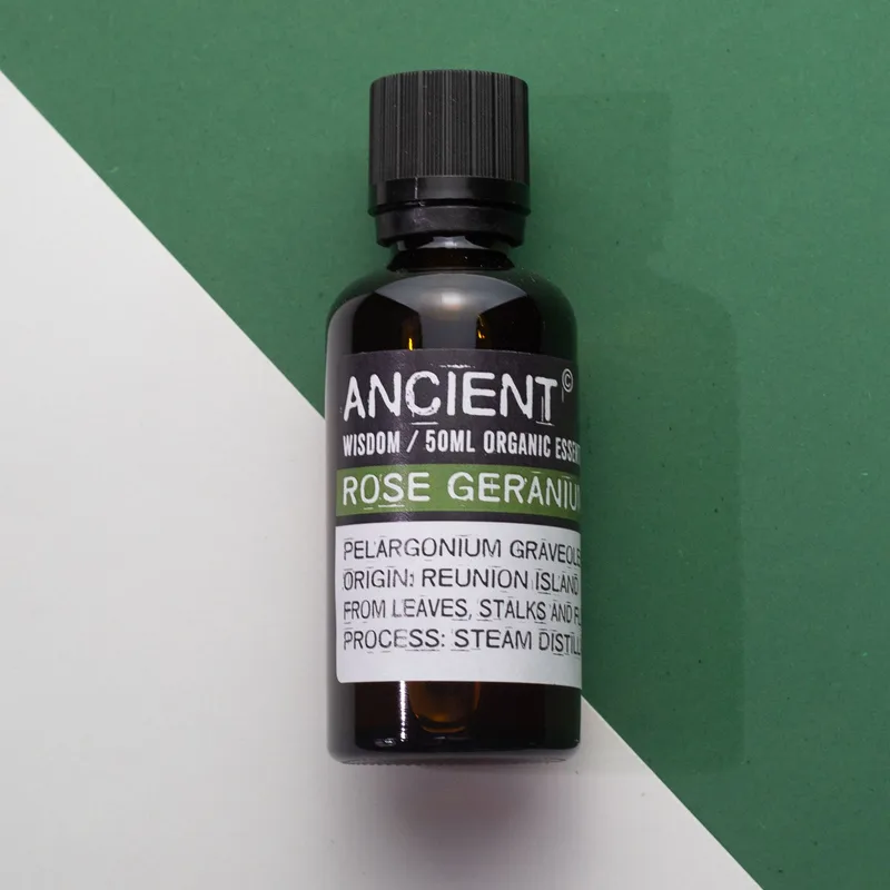 Rosa Geranium Organic Essenziale Olio 50ml — foto 1