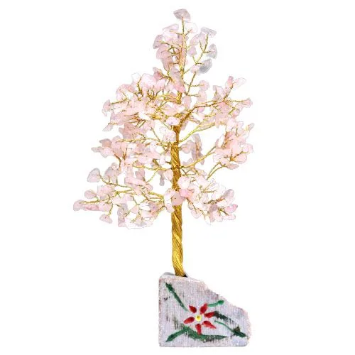 Rosa Quartz Gemstone Albero 320 Stones — foto 1