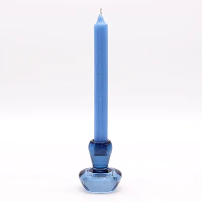 Set of 2 Mushroom Flip Dinner Candela / Tealight Porta Royal Blu — foto 2