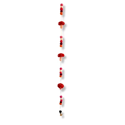 Felt Wall Hanging Redtop Mushrooms — foto 3