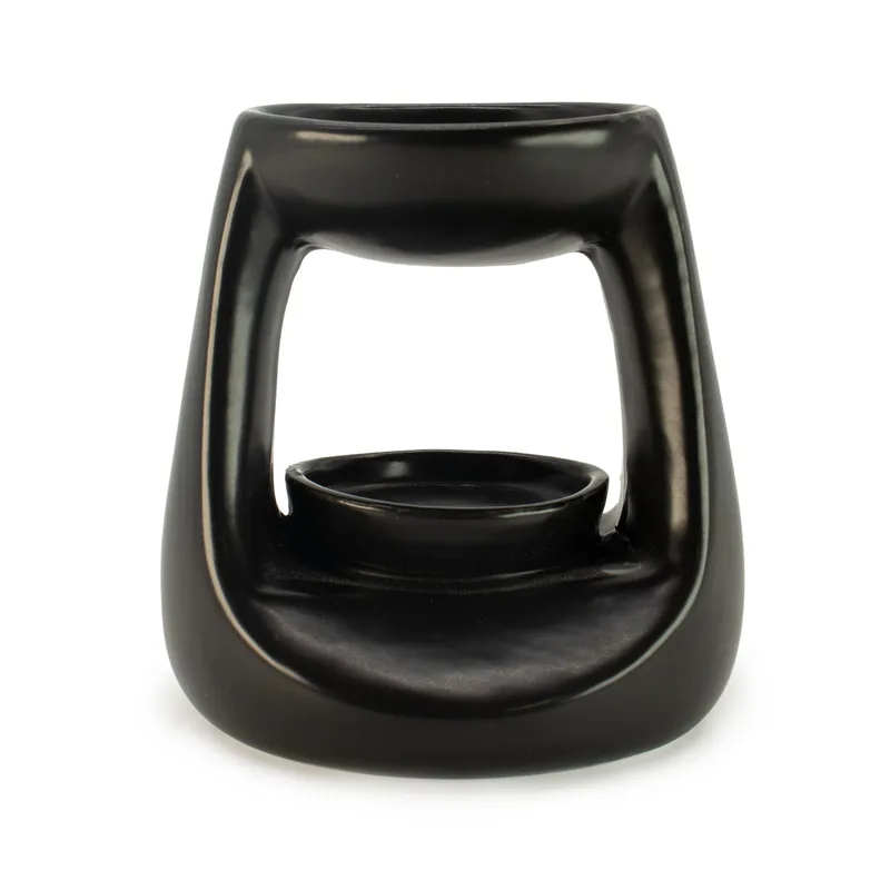 Ceramic Zen Olio Bruciatore - Small Classic - Matt Nero