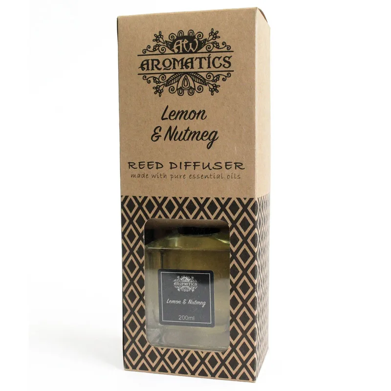 200ml Limone & Nutmeg Essenziale Olio Reed Diffusore — foto 1