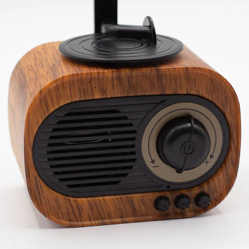 Retro Mini Gramophone Speaker Bluetooth & FM Radio 5 watt x 1 — foto 6