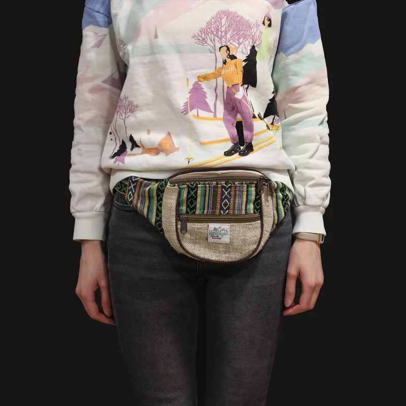 Bum Bag Hemp & Cotton Random Design — foto 3