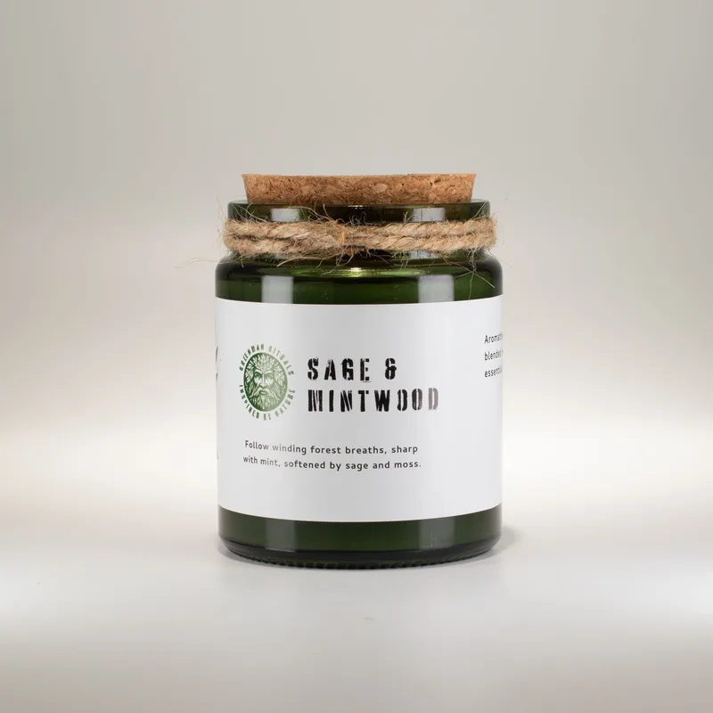 Greenman Woodwick Soy Candela Sage & Mintwood — foto 2