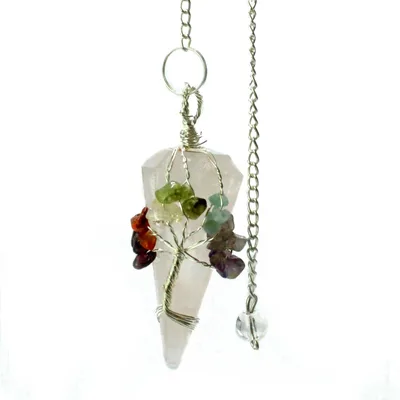 Magic Pendulum - Seven Chakra - Rosa Quartz — foto 3