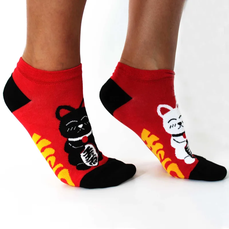M/L Hop Hare Bamboo Socks Low (41-46) - Lucky Cat — foto 5