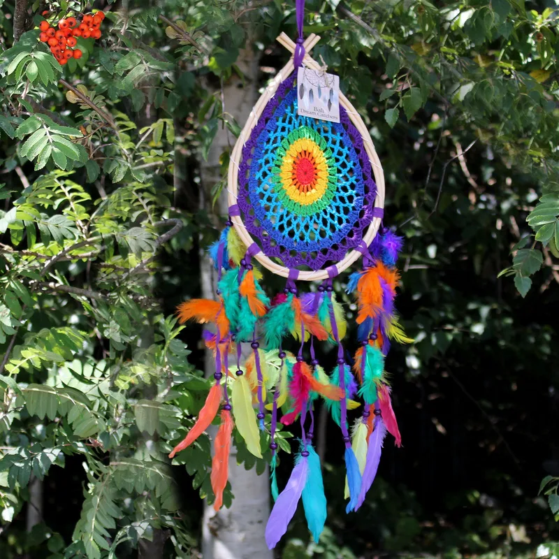 Bali Dreamcatchers Med Multi Teardrop