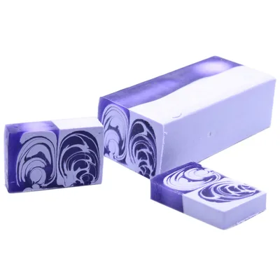 Hand-crafted Sapone - Lilac - Slice 115g approx — foto 3
