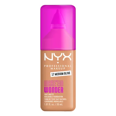 Nyx Make'em Wonder Foundation 17-Medium Olive 30ml