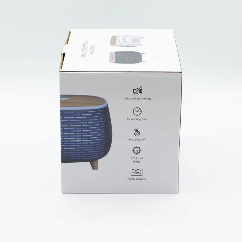 Futuristic Ribbed Aroma Diffusore with Colour-Changing Light — foto 5