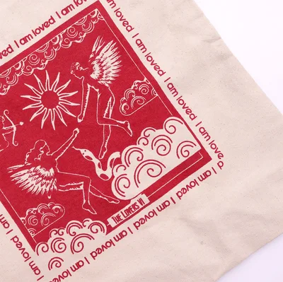 Borsa a tracolla Hop Hare - Ti Amo - Tela di cotone 10oz — foto 1