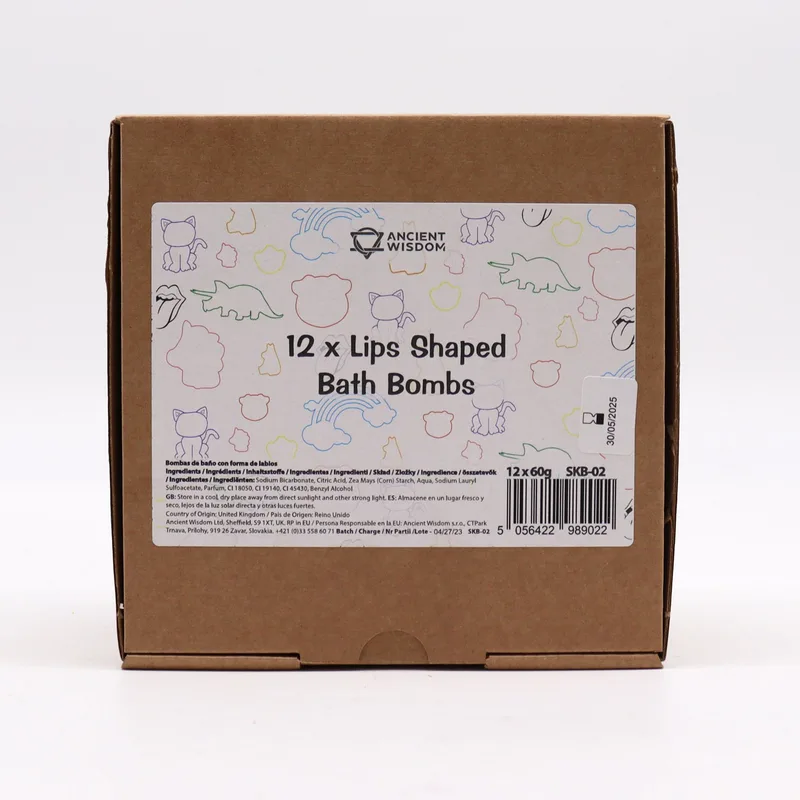 Lips Bathbomb 60g - Raspberry & Pomegranate — foto 2