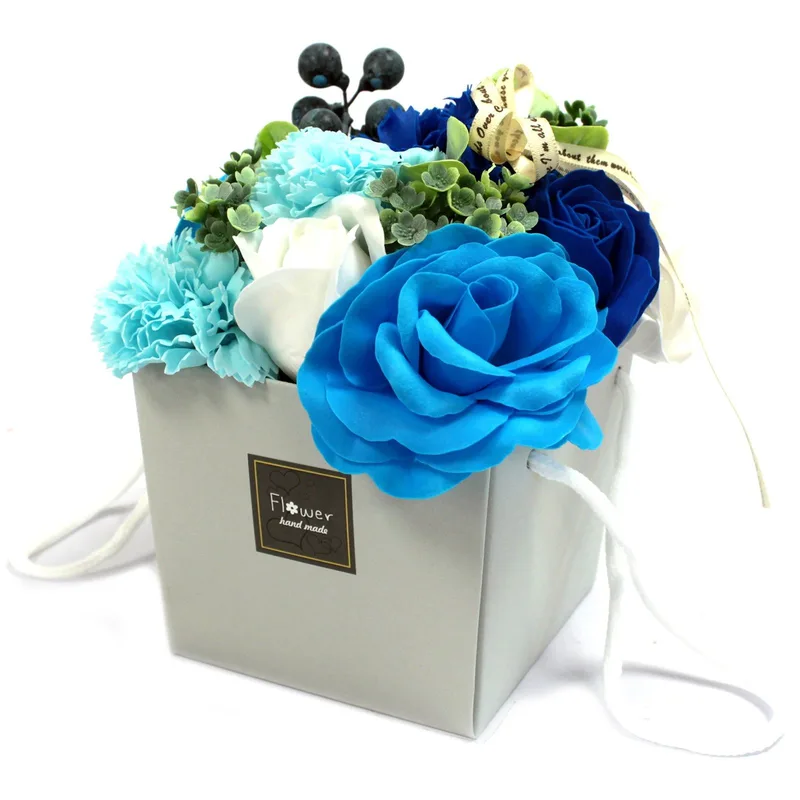 Sapone Fiore Bouqet Blu Wedding