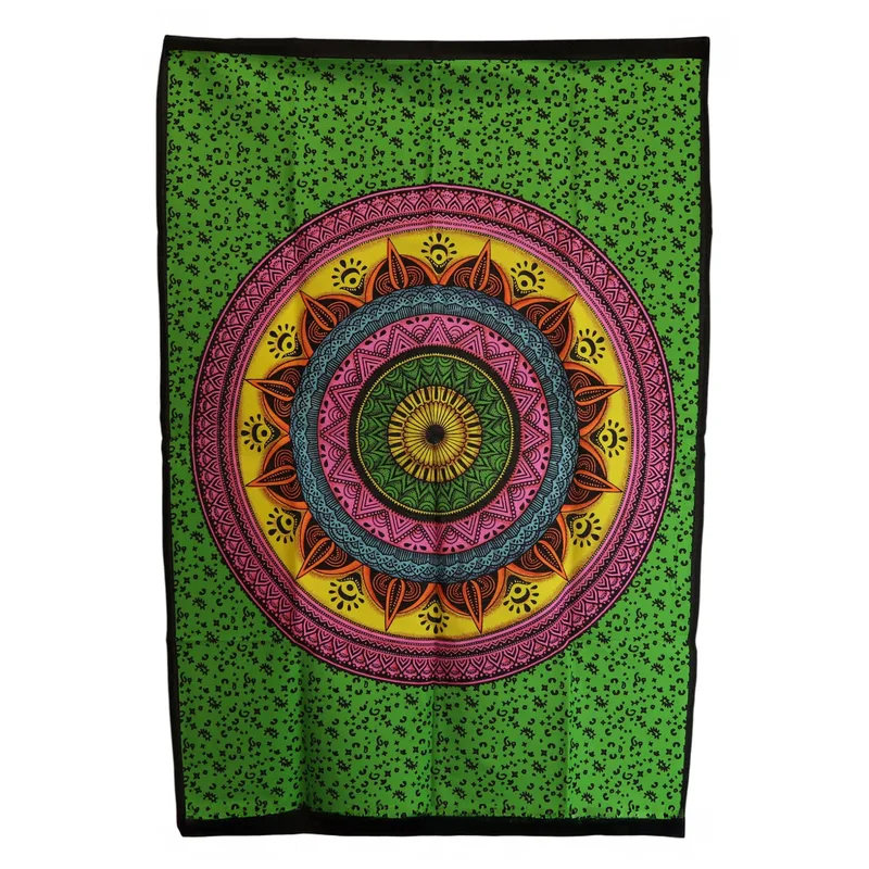 Arte Murale in Cotone (70x110cm) – Mandala Vívido