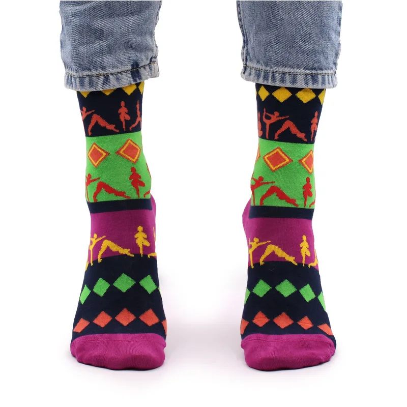 Hop Hare Bamboo Socks (36-40) - Yoga Poses — foto 2