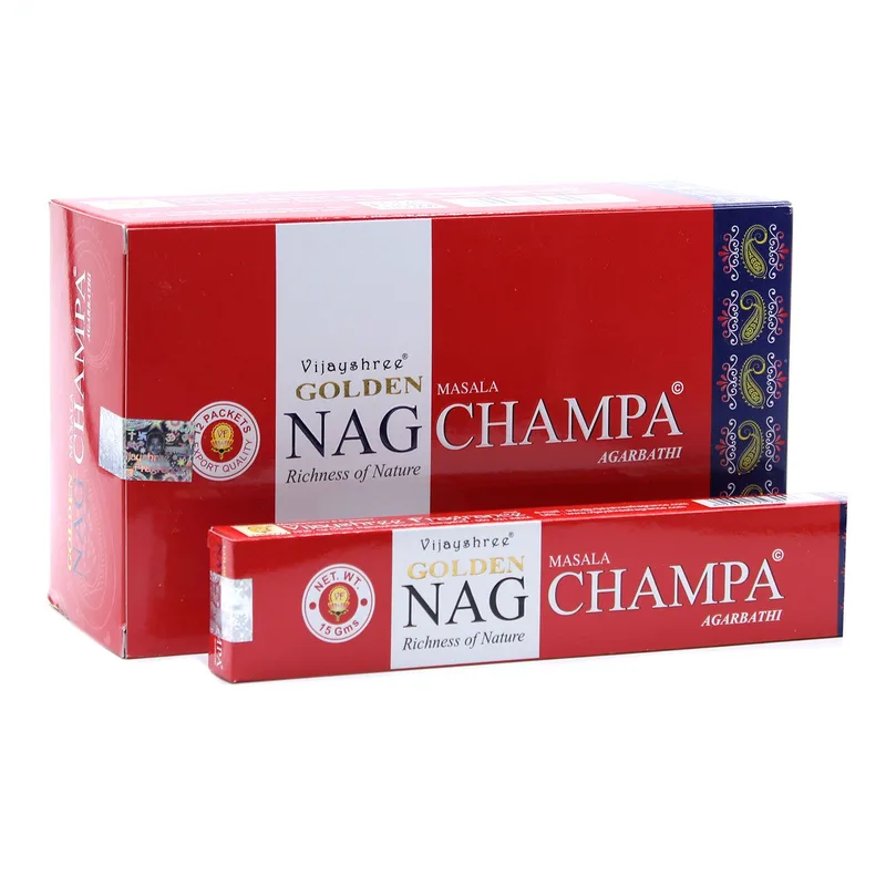 15g Golden Nag - Champa Incenso