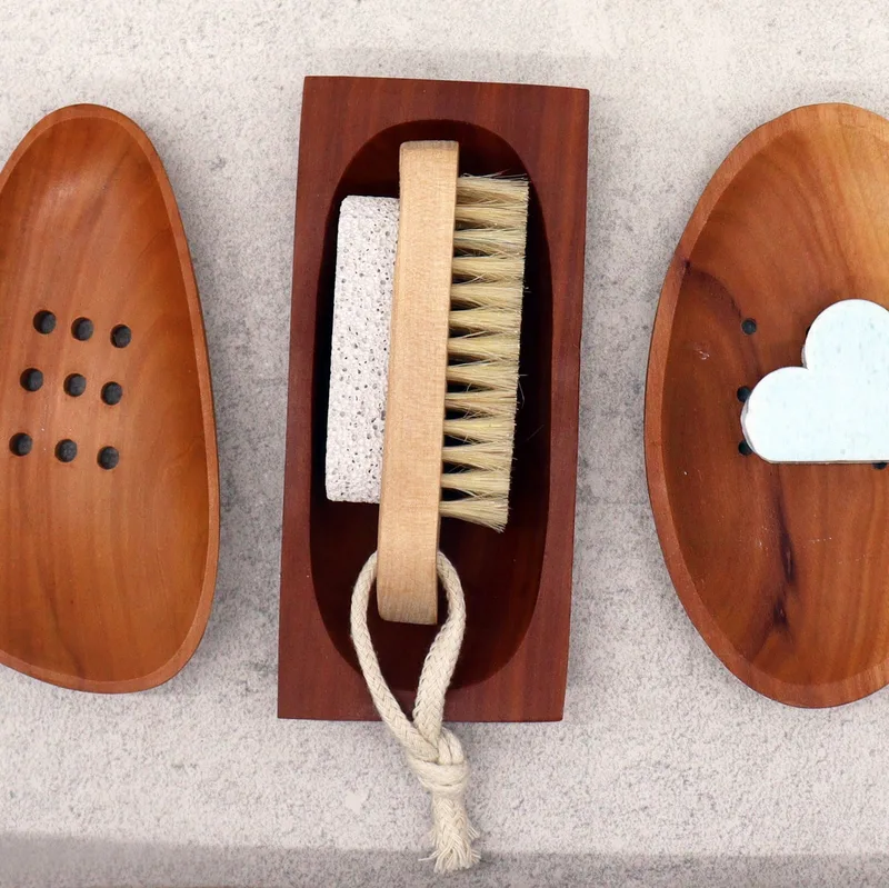 Classic Mahogany Sapone Dish - Rectangle — foto 2