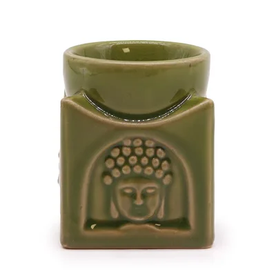 Square Buddha Bruciatore - Light Jade
