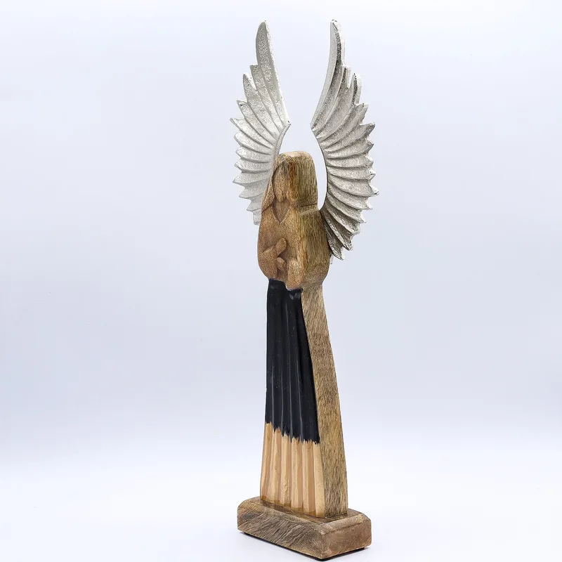 Large Mango Legno Gardian Angel Metal Wings & Enamel Detail — foto 2