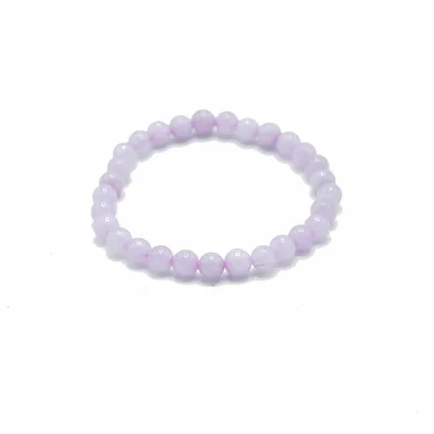 Bracciale di Manifestazione con Pietra Naturale - Quarzo Rosa - Amore