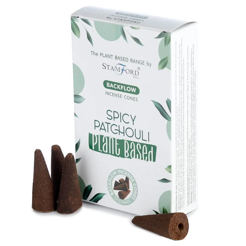 Plant Based Backflow Incenso Cones Spicy Patchouli — foto 3