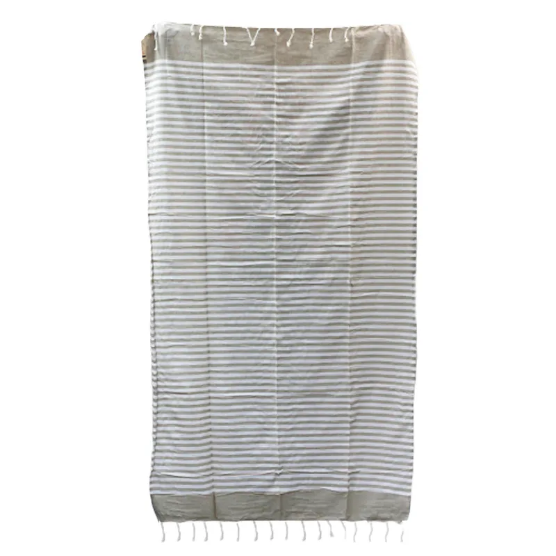 Cotton Pario Throw - 100x180 cm - Warm Sand — foto 4