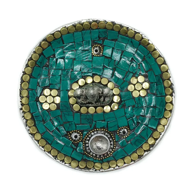 Ganesh Plate Tibetan Decor Cone & Stick Porta
