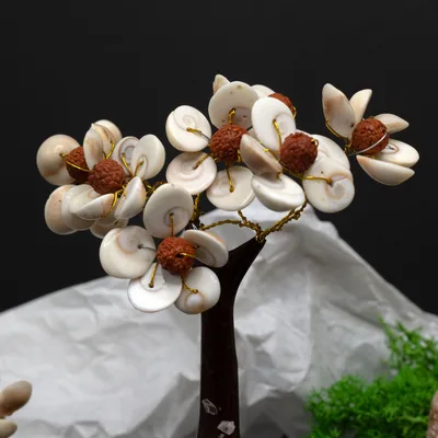 Alberi di pietra chakra gomato con rudraksha – (45 pietre) — foto 1