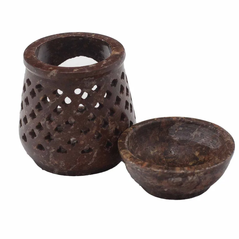 Small Soapstone Olio Bruciatore 8cm - Classic — foto 3