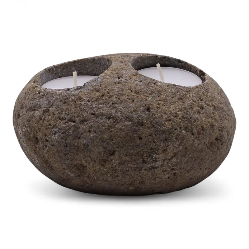 Naturale Riverstone Candela Porta - Double Nightlight — foto 2