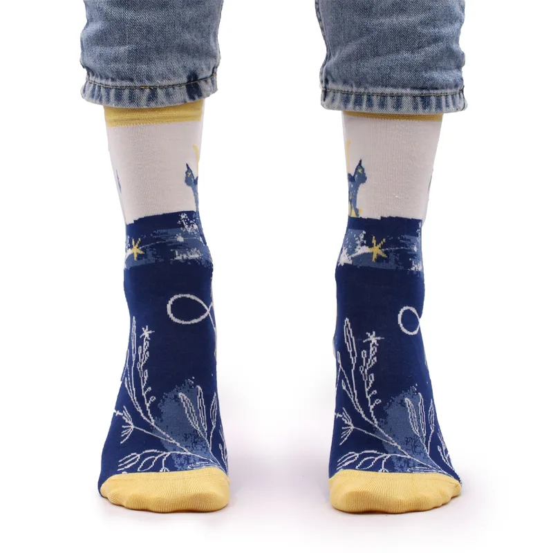 Hop Hare Bamboo Socks (36-40) - Midnight Cat — foto 1