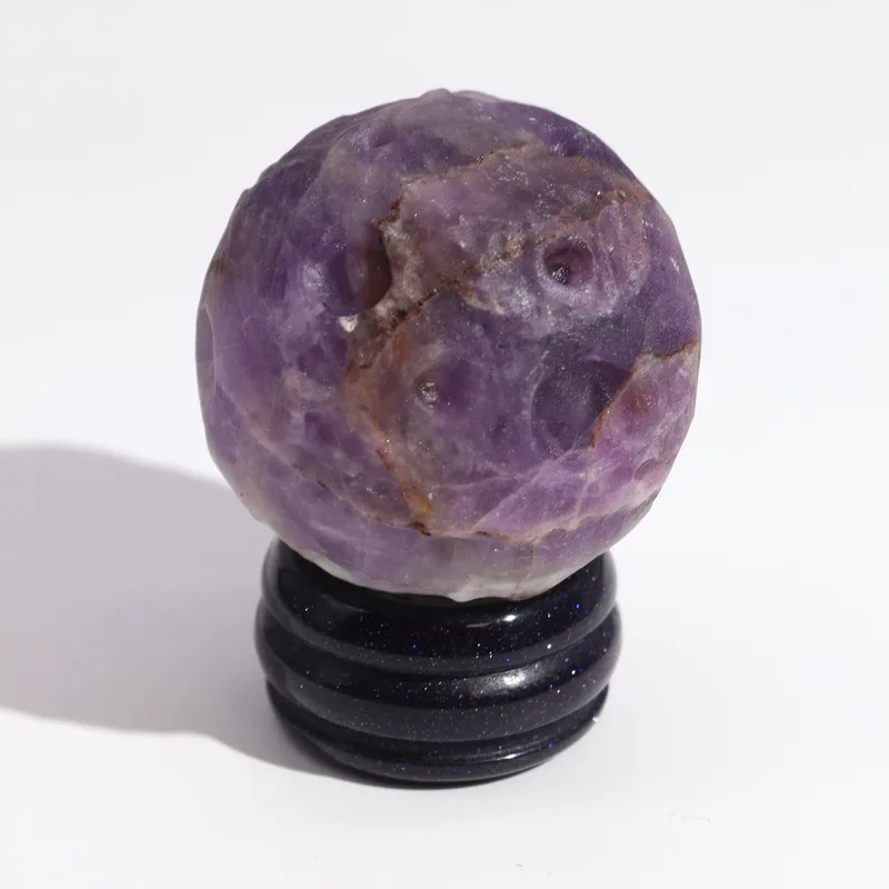 Ametyst Planet on a Sola Goldstone Stand 40mm — foto 2