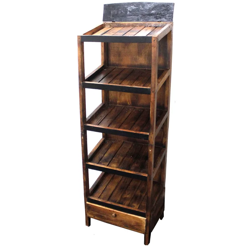Bagno Bomba 5 Shelf Display - Brownwash