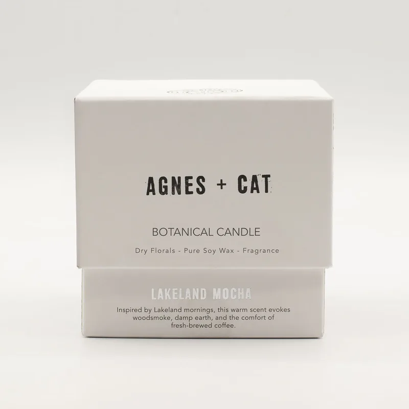Agnes + Cat Botanical Soy Cera Candela Lakeland Mocha — foto 1