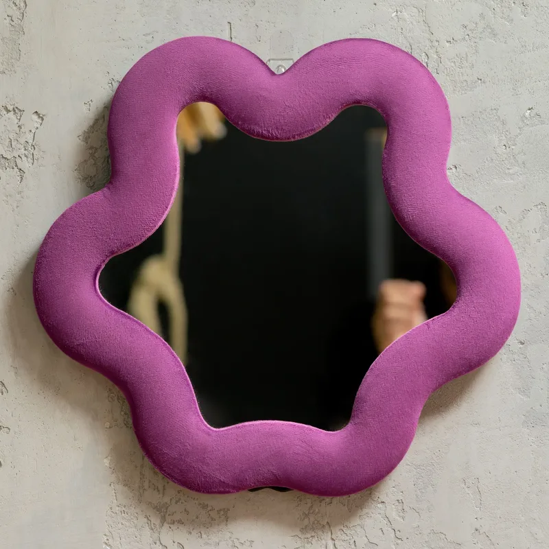 Soft Squiggly Mirror – Star – Mauve — foto 4