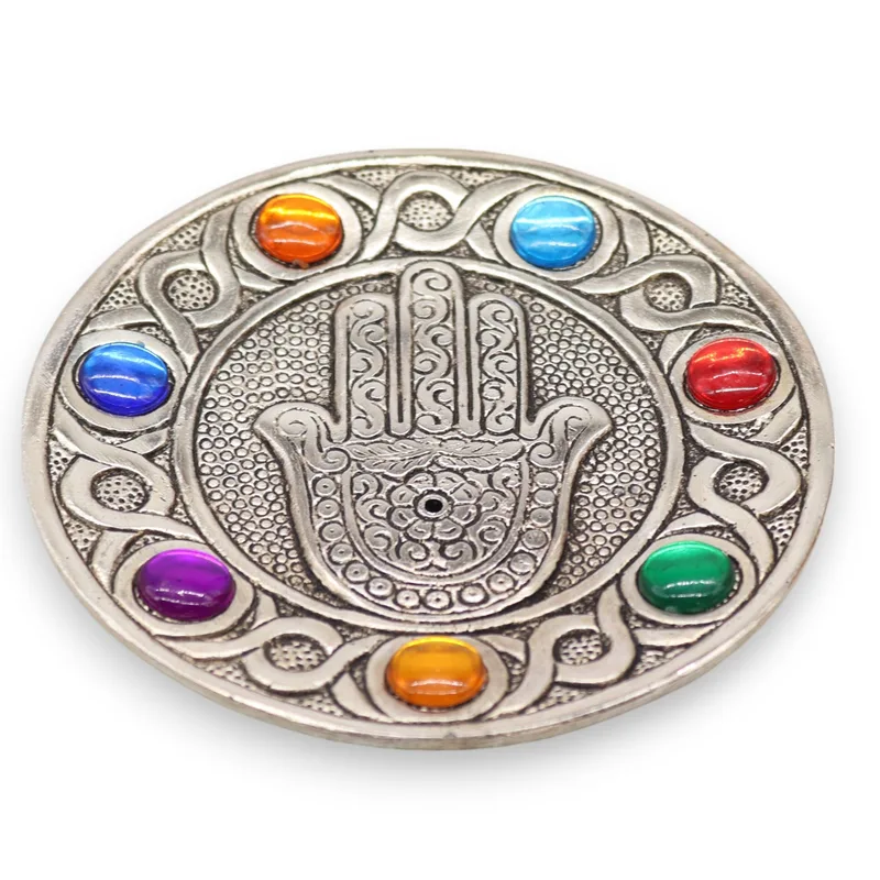 Seven Chakra Hamsa Incenso Porta 11.5cm — foto 2