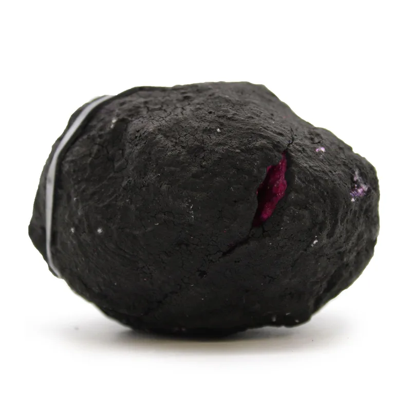 Coloured Calsite Geodes Nero Rock Dark Red — foto 1