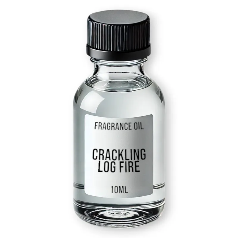 Crackling Log Fire Profumo Olio 10ml Bianco Label — foto 2