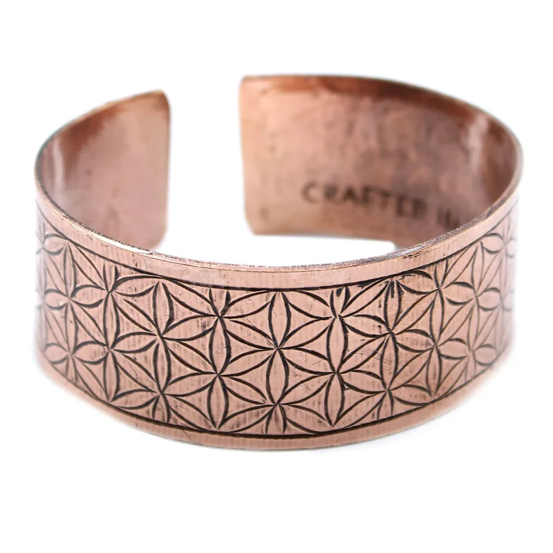 Bracciale Tibetano in Cuoio - Fiore della Vita — foto 2