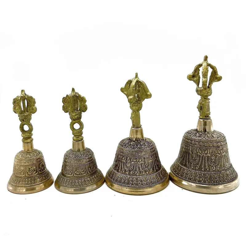 Large Tibetan Tingsha Bell - 8x15cm — foto 3