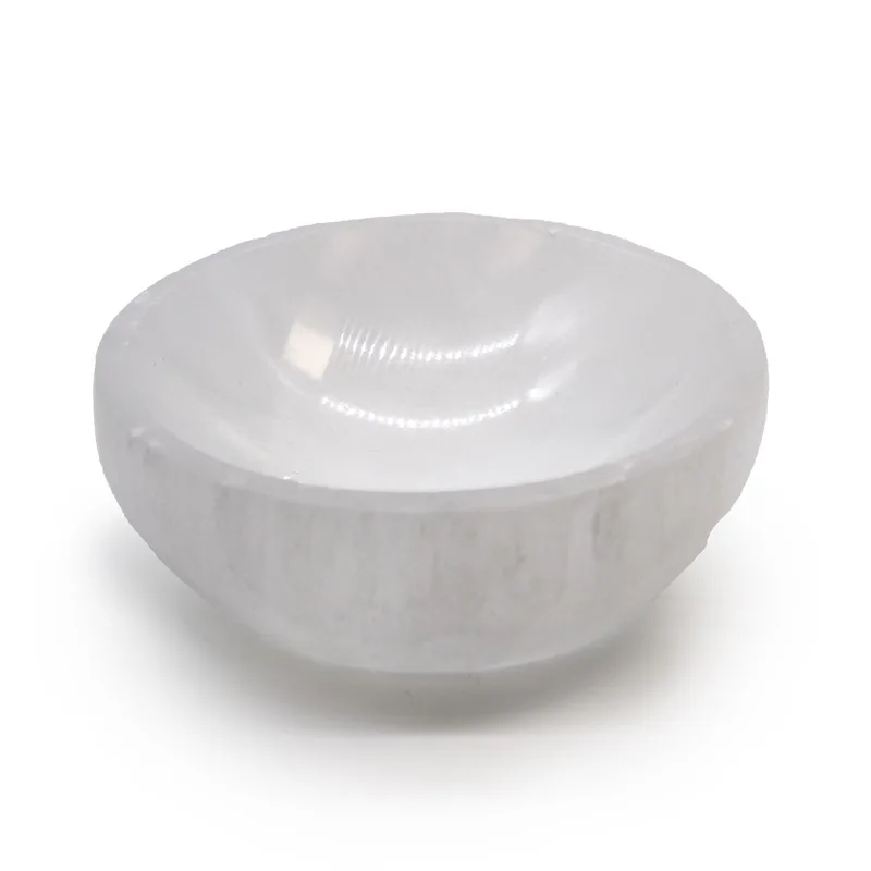 Selenite Round Bowl - 10cm — foto 4