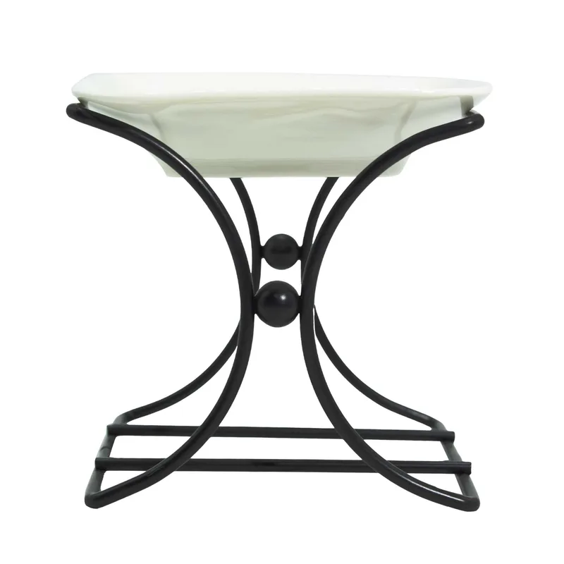 Ceramic & Metal Square Stand — foto 3