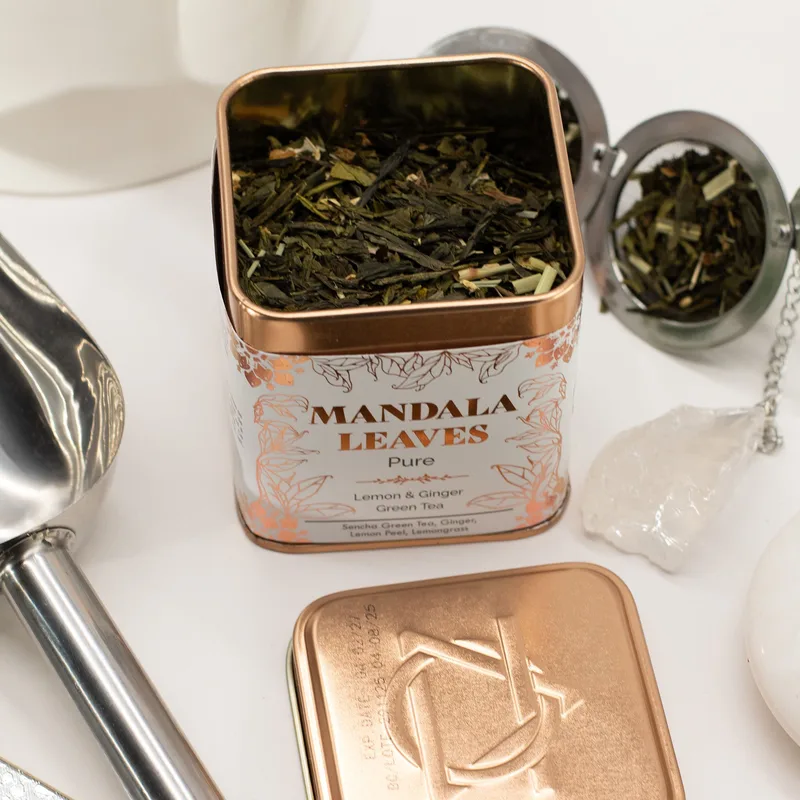 50g Tè Verde Classico Ecologico alla Menta e Limone e Zenzero — foto 6