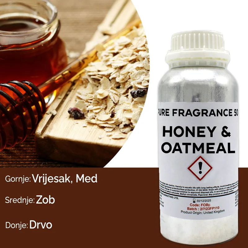 Honey & Oatmeal Puro Profumo Olio 500ml — foto 2